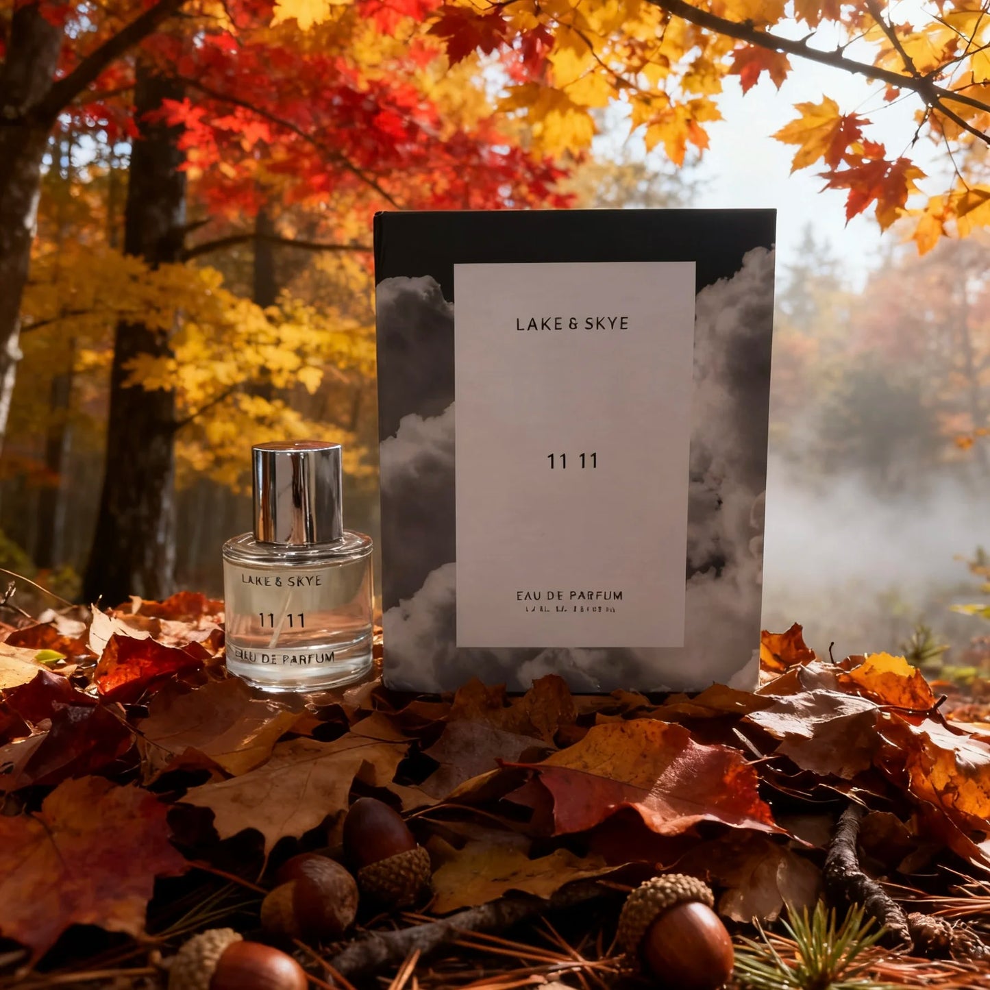 LAKE & SKYE 11 11 50ml Unisex Eau de Parfum - Light Aquatic & Subtle Green Notes, Calm Scent for Any Moment
