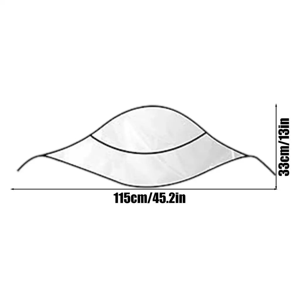 Clear Reusable Waterproof Rain Hat with Wide Brim for Women Lady Outdoor Travel Hiking Gardening Shopping Beach Wind Protection
