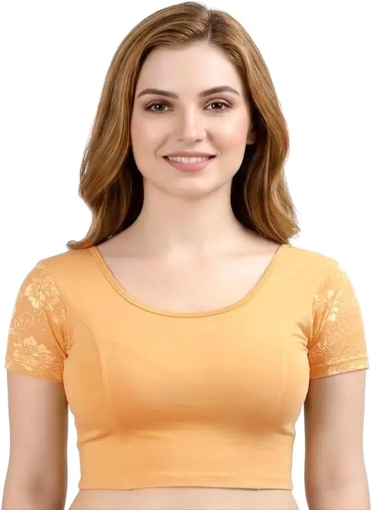 Readymade Blouses for Women sarees, Stretchable (B102-P)