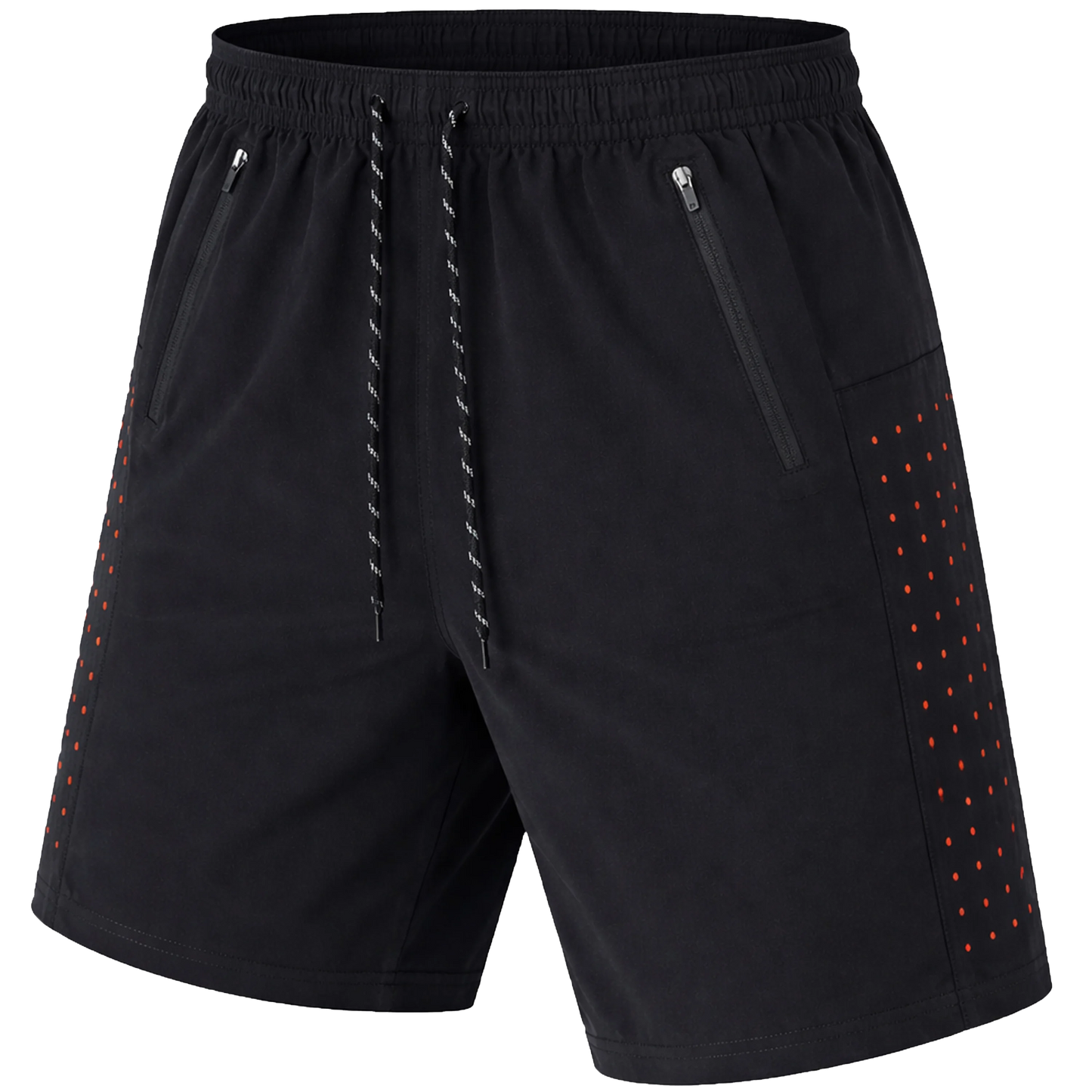 Men's 3-Pack Performance Training Shorts With Zipper Pockets (Sizes, S to 2XL)