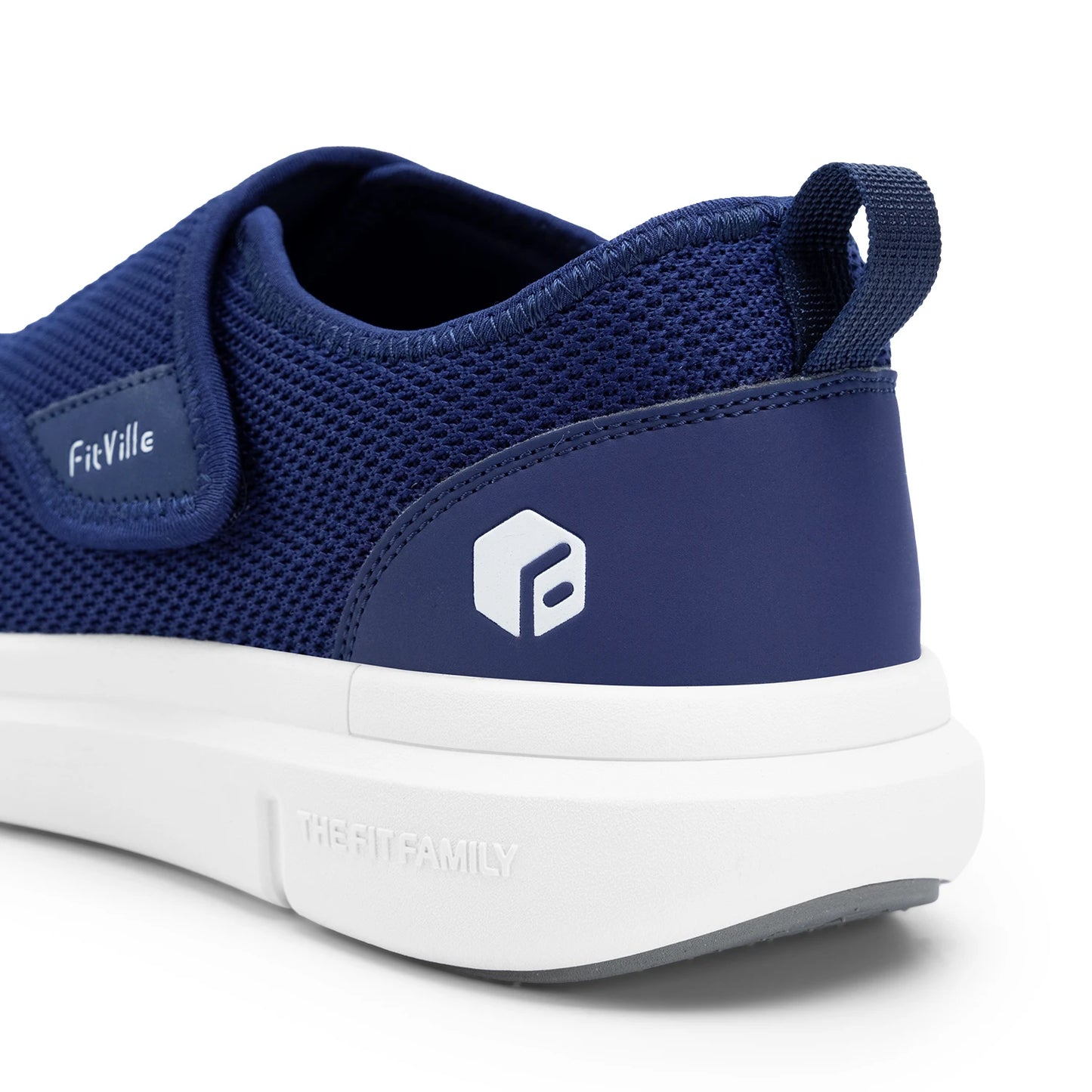 Fittington Diabetic Shoes For Men Extra Wide Slip-on Loafers Swollen Feet Adjustable Walking Shoes For Elderly Foot Pain Relief
