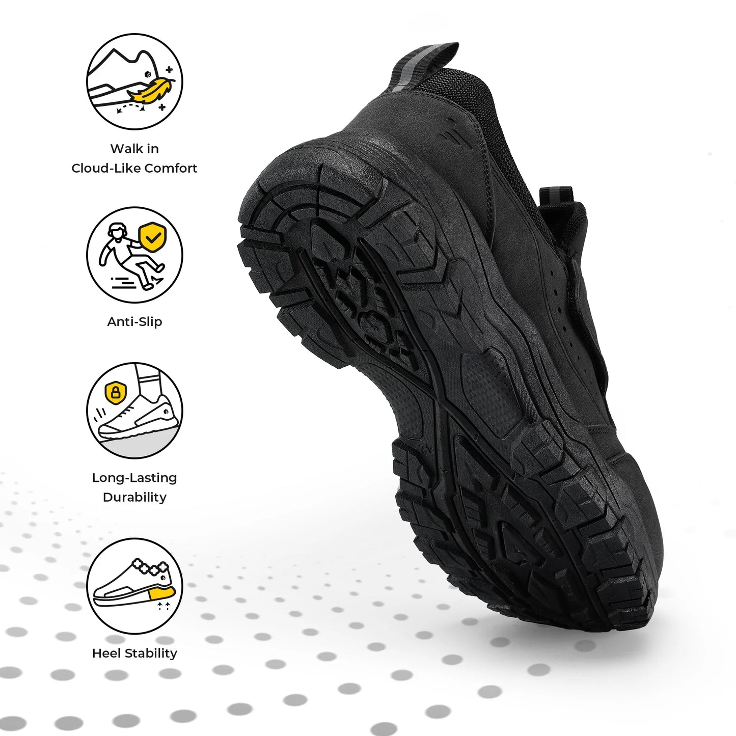 Men's Slip-On Shoes Loafers For Business Flat Shoe Casual Wear Lightweight With Arch Support Insoles For All-Day Comfort