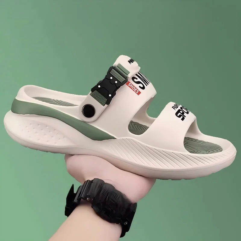 Summer wear anti-slip outdoor sandals, suitable for both beach and casual use, with thick soles