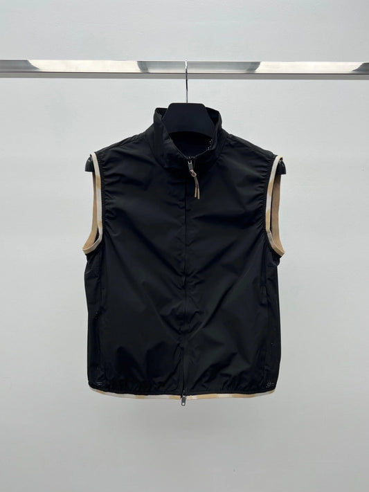 Women's Sleeveless Stand Collar Zipper Solid Color Vest Spring Summer Casual Fashion Style 26702180