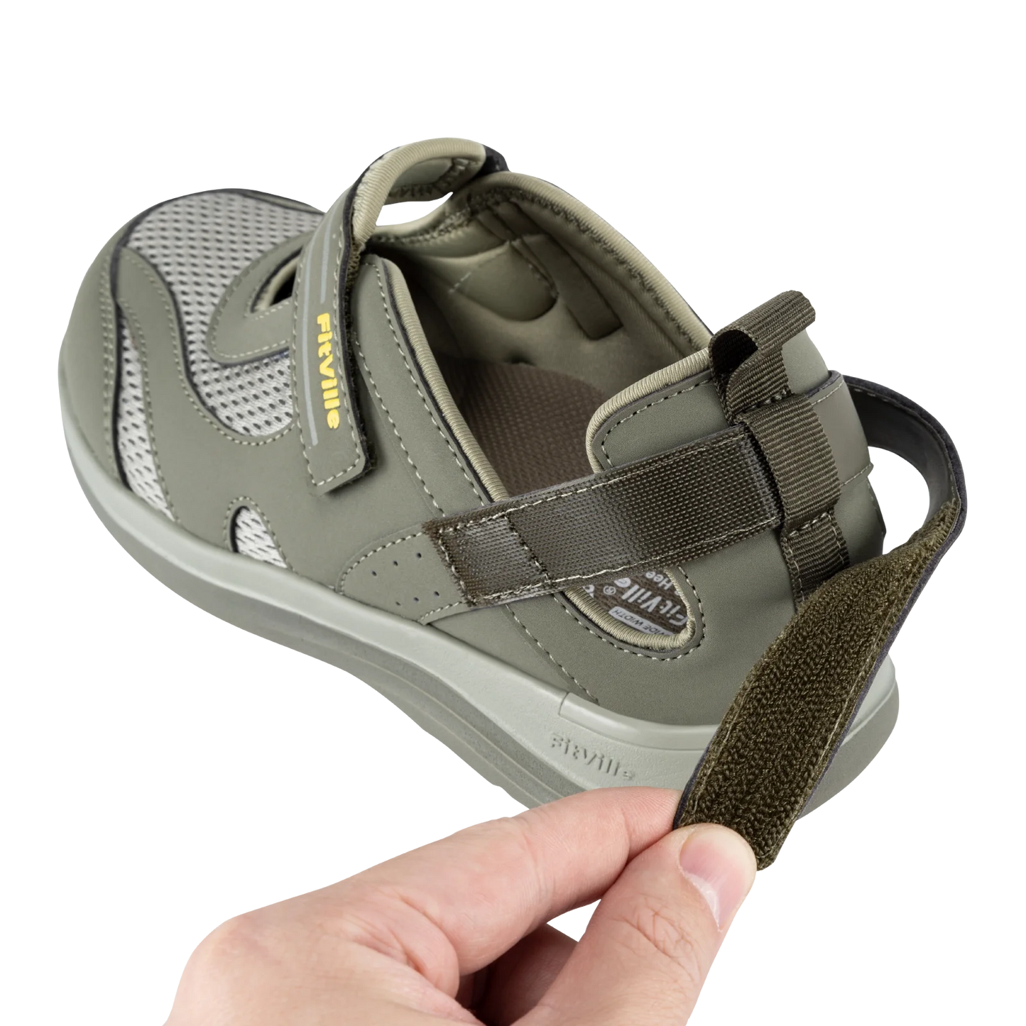 Fitville Women's Sandals Mary Jane Casual Shoes Widened Toe For Swollen Feet Lightweight Breathable Outdoor Elderly Shoes Sandal