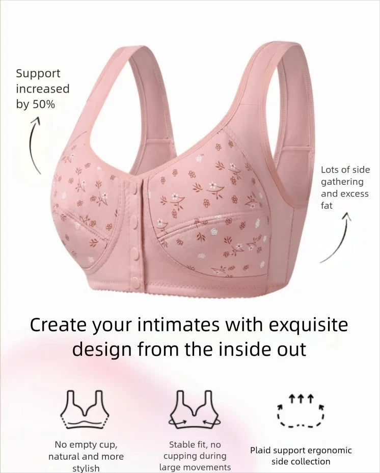 7pcs Elegant Lace Push Up Seamless Bras for Women Large Plus Size Breathable Lingerie,  All-Day Wear
