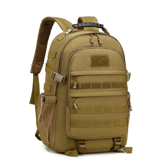 Nylon Tactical Unisex Sport Backpack Outdoor Travel Hiking Laptop Bag USB Charging Waterproof Large Capacity Backbag Men