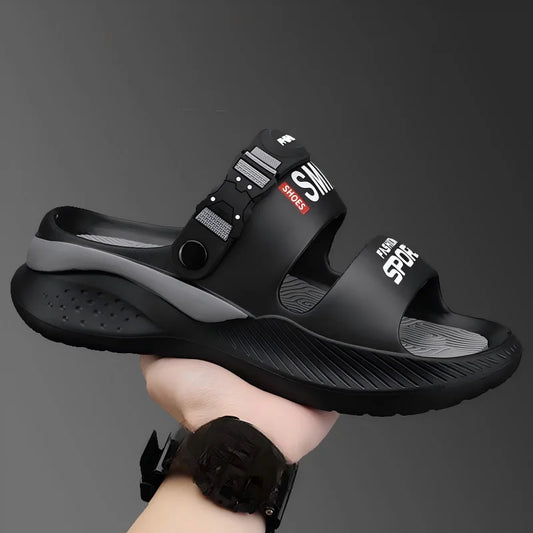Summer wear anti-slip outdoor sandals, suitable for both beach and casual use, with thick soles