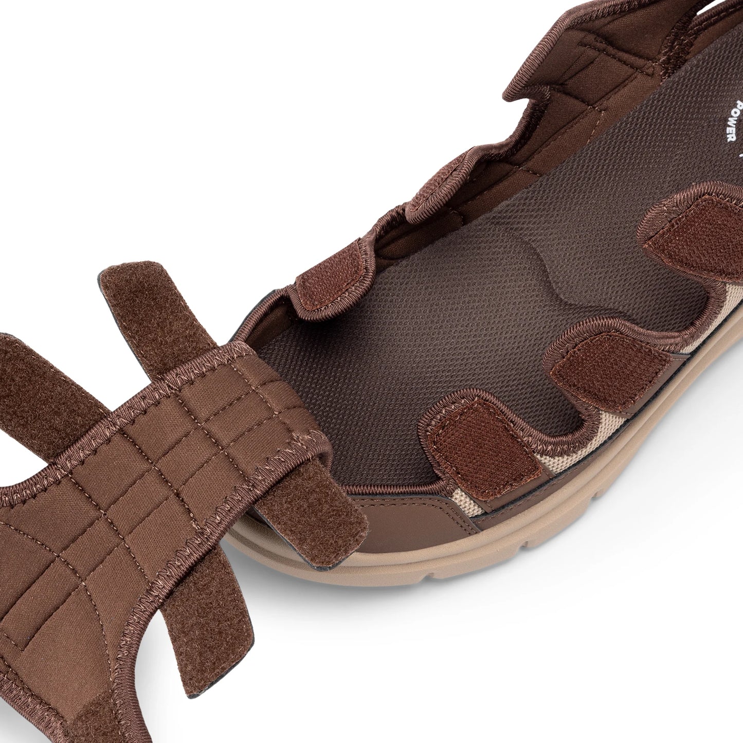 FitVille Men's Sandals Wide Design Diabetic Shoes Lightweight Breathable for Swollen Feet with Arch Support Sandals