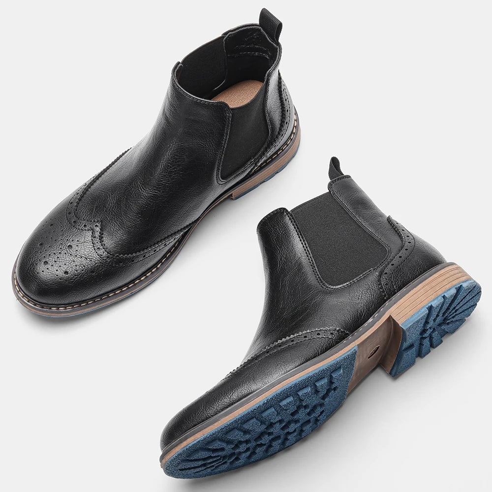 Size 8~13 Men Boots Fashion Brand Comfortable Ankle Boots For Men