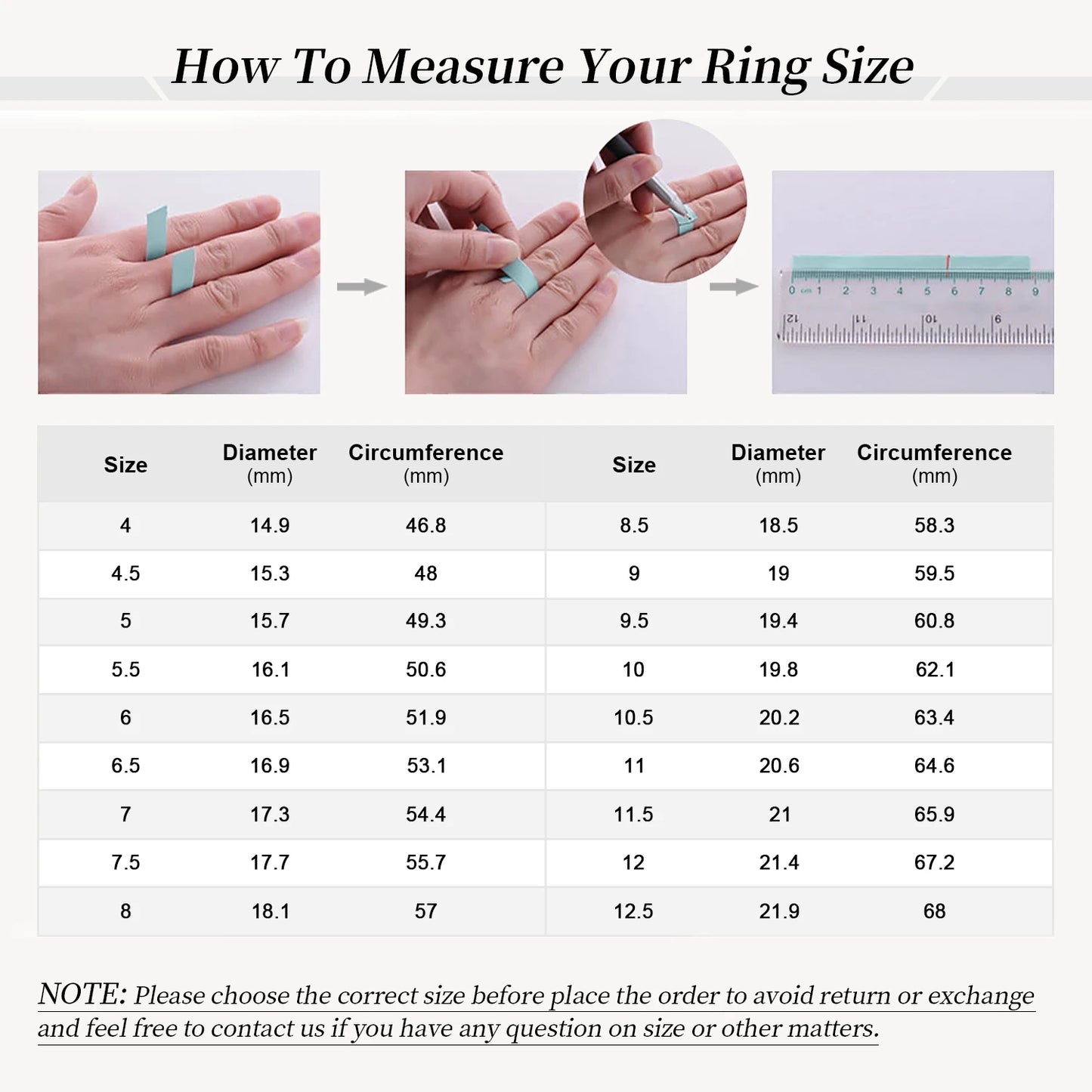 ATTAGEMS Simple D VVS1 Moissanite Ring Round Cut 1.2mm S925 Sterling SIlver Wedding Band Jewelry For Women