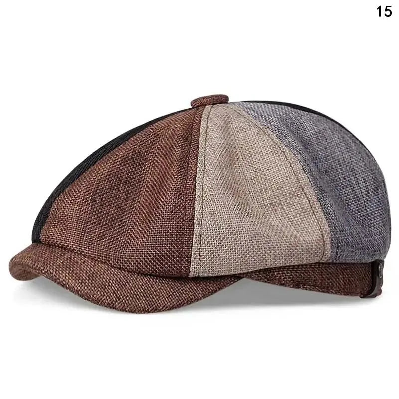 Classic Hat for Men Caps Vintage Retro Tweed Peaky Blinders Beret Hat Flat Peaked Cap Street Hats for Women Men