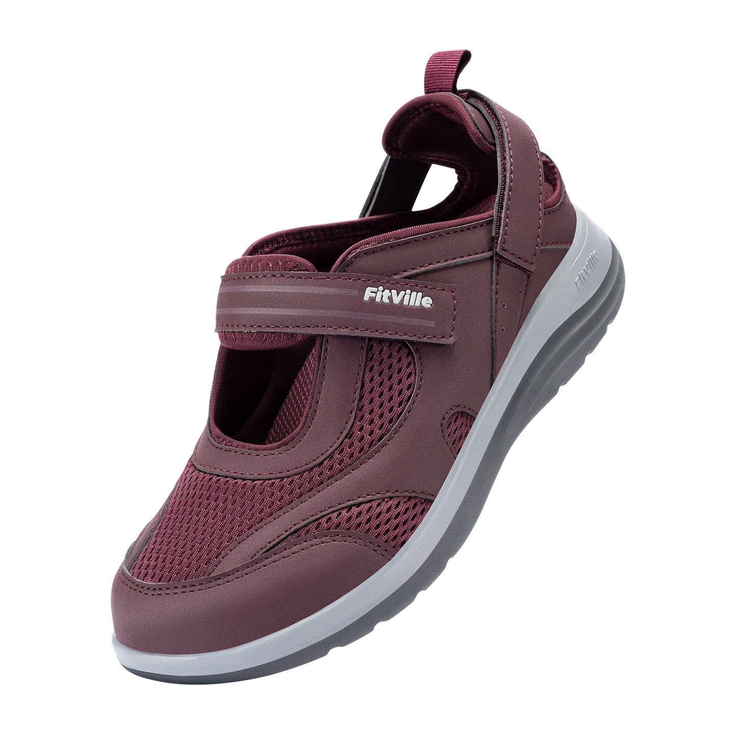 Fitville Women's Sandals Mary Jane Casual Shoes Widened Toe For Swollen Feet Lightweight Breathable Outdoor Elderly Shoes Sandal
