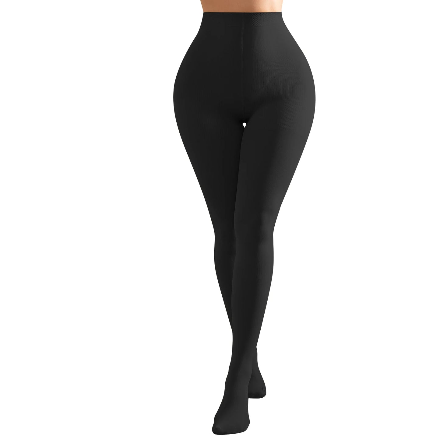 15 - 20mmHg Compression Stockings Closed Waist Light Compression Pantyhose