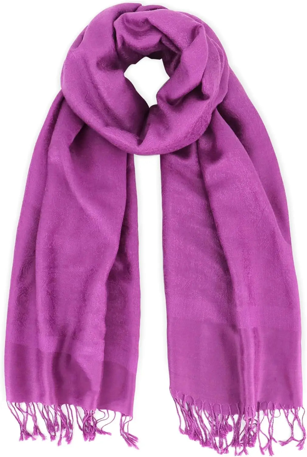 Silky Paisley Pashmina Shawl Scarf-Women's Soft Double-side Jacquard Pashminas Wrap for Evening Dress Travel Shawl