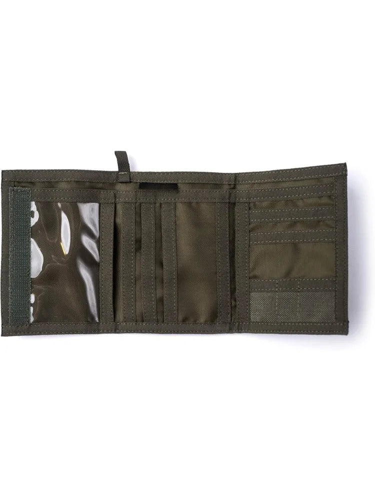 Military Tactical Men's Wallets- ID Card Holder - Canvas, Thin, Front Pocket Travel Wallet -Coin Zipper Pocket
