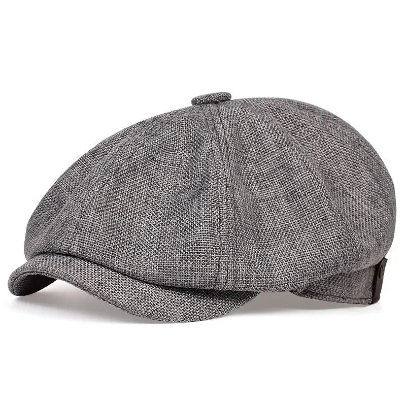 Classic Hat for Men Caps Vintage Retro Tweed Peaky Blinders Beret Hat Flat Peaked Cap Street Hats for Women Men