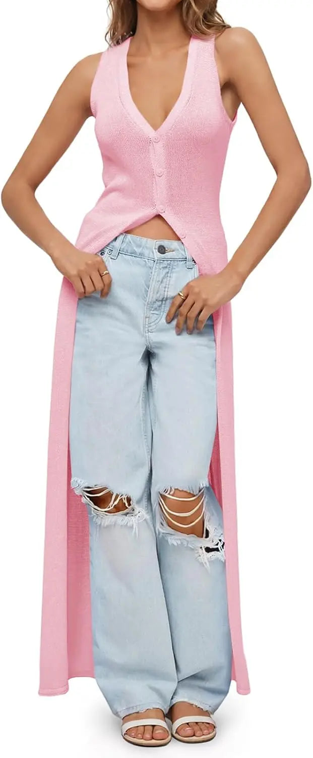 Womens Crochet Long Cardigans Duster Button Up Bell Long Sleeve Ruffle 2026 Summer Boho Beach Cover Ups