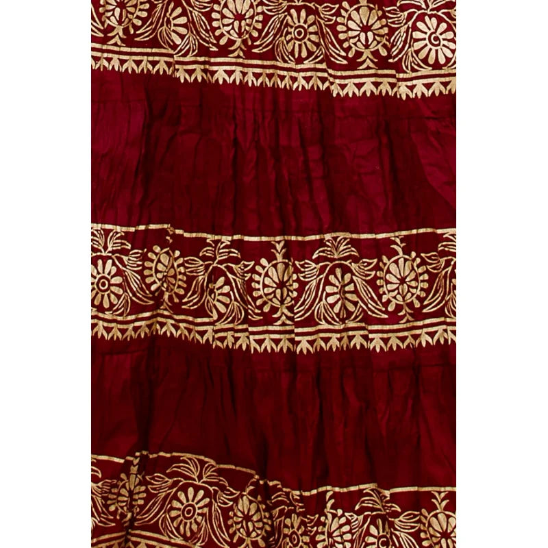 Flowy Long Skirt for Women A Line Casual Beach Party Holiday Maxi Skirts (S113-P)