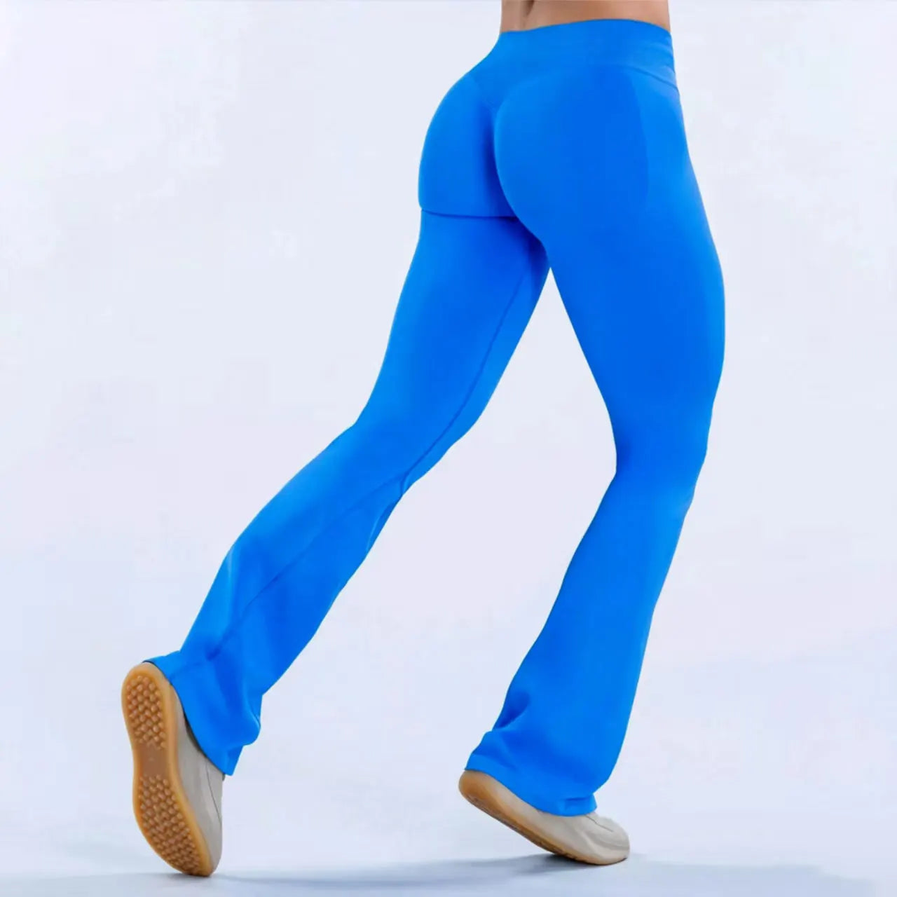 NCLAGEN Impact Flares Gym Clothes Woman Seamless Yoga Leggings Scrunch Booty Peach Hip Lifting Fitness Workout Sports Pants
