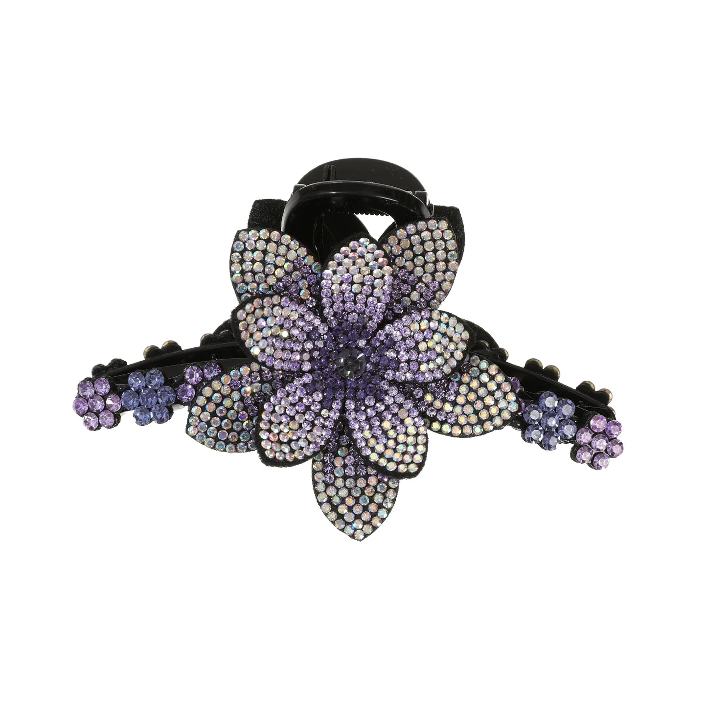 AWAYTR New Flower Hair Claws Clips Hairpins For Girls Women Fashion Rhinestone Hairgrip Barrettes