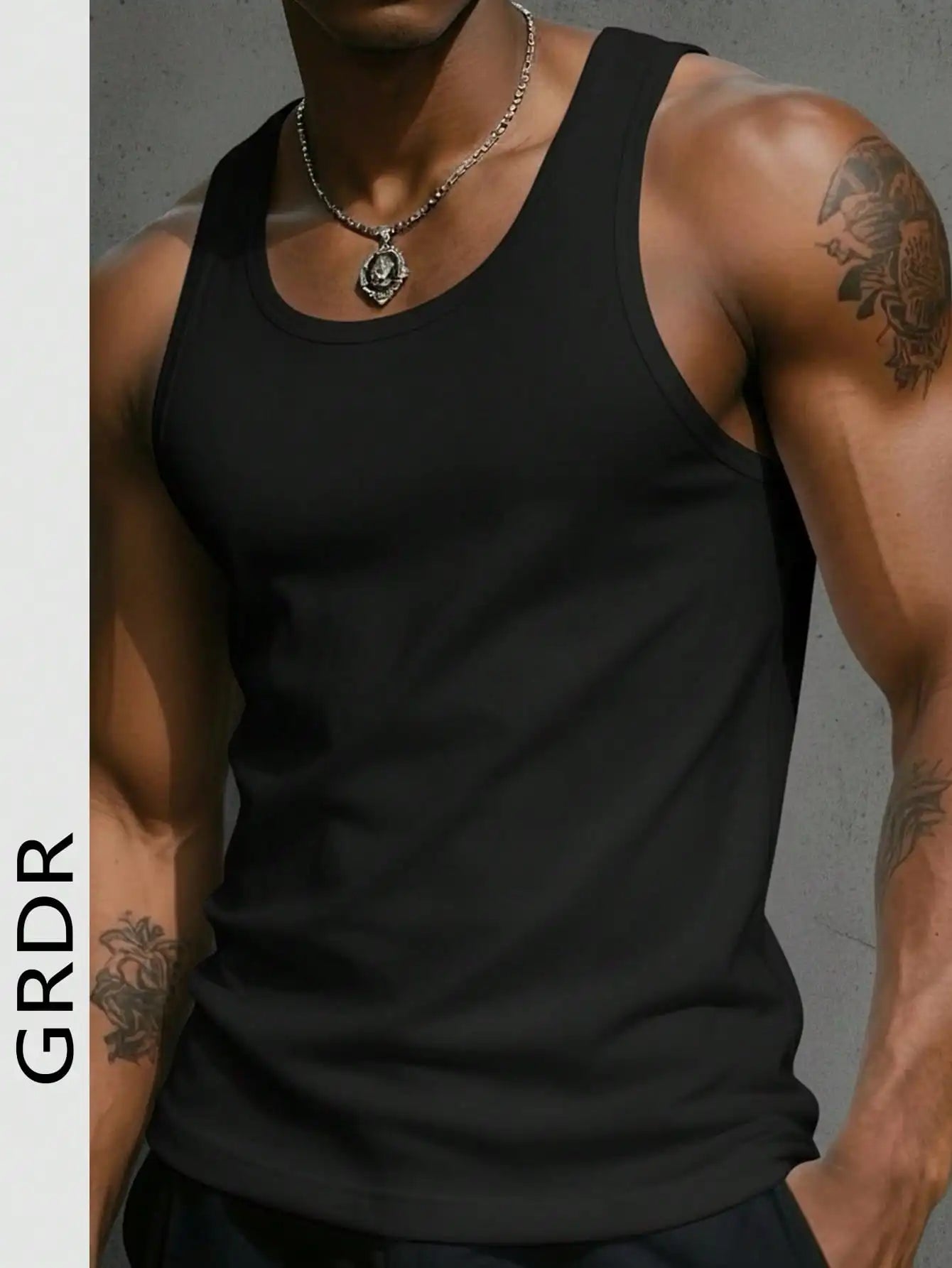 Men's Solid Color Tank Top Slim Fit U-Neck Sleeveless T-Shirt Basic Casual Vest For Men Gym Workout Summer Streetwear Tops
