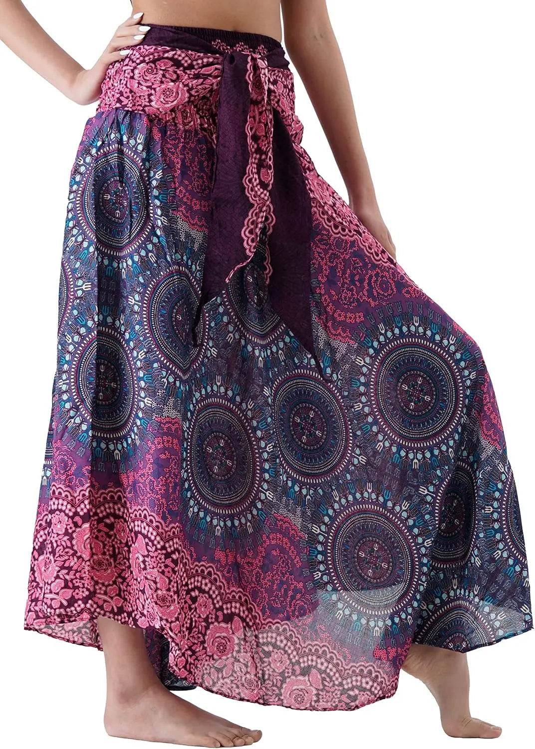 Long Skirts for Women Maxi Boho Skirt Floral Print