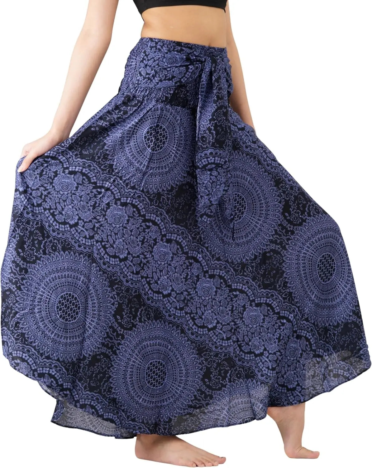 Long Skirts for Women Maxi Boho Skirt Floral Print