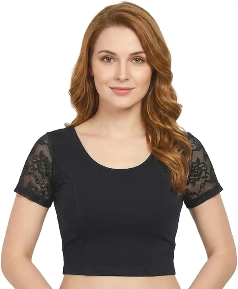 Readymade Blouses for Women sarees, Stretchable (B102-P)