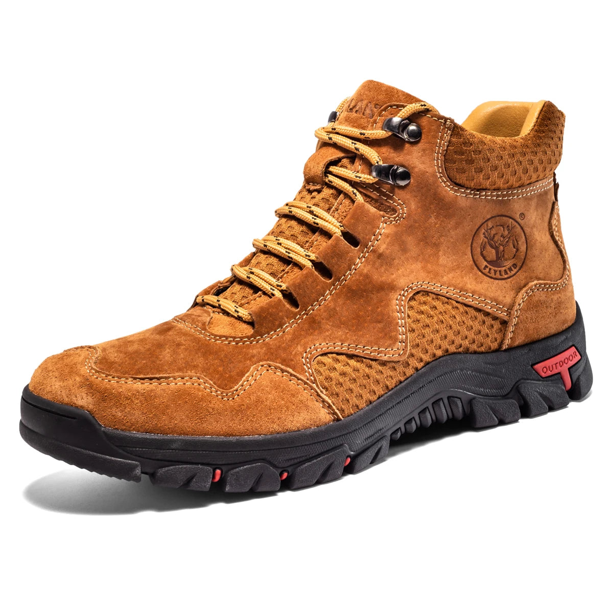 FLYLAND Men's Fashion Sneakers Chukka Boots Breathable Daily Casual Work Office Shoes
