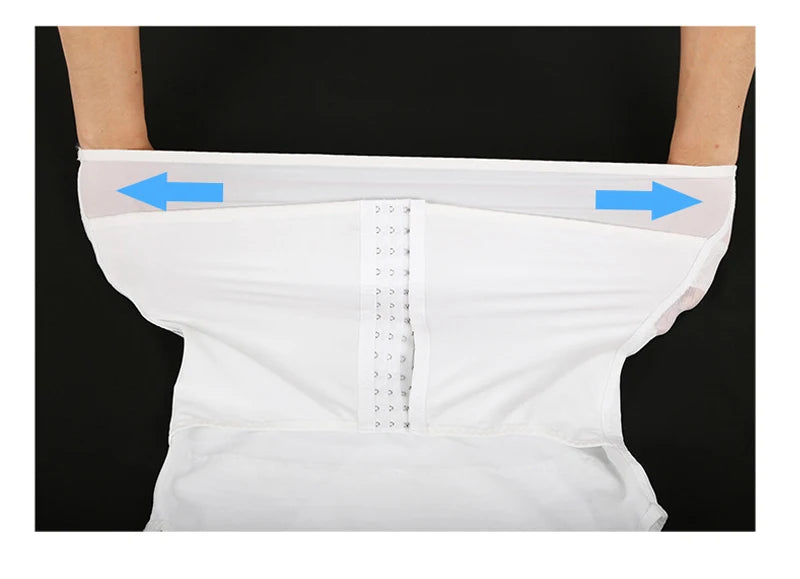 CXZD Waist Trainer Muscle Girdle Shirt Men Slimming Body Shaper Tummy Vest Mesh Chain Corset Correction Abdomen Tank Top