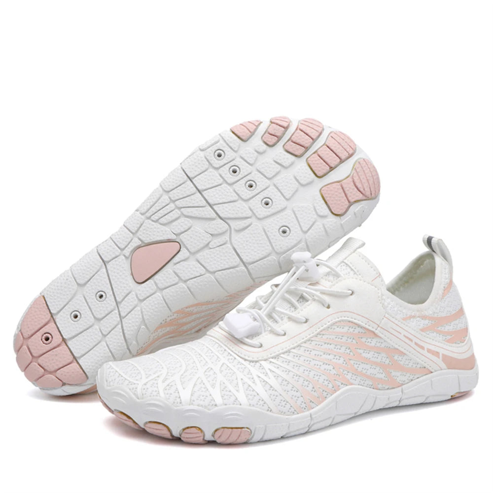 Aqua Shoes Women Men Barefoot Water Shoes Quick-Drying Outdoor Beach Upstream Wading Swimming Shoe Sneakers Unisex Trekking Surf