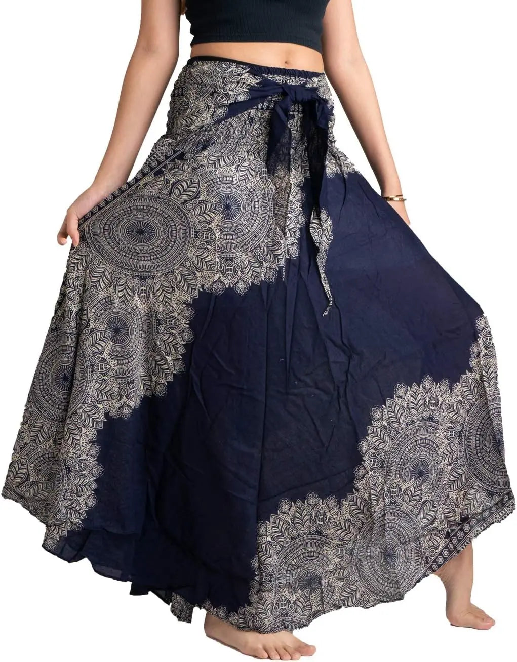 Long Skirts for Women Maxi Boho Skirt Floral Print