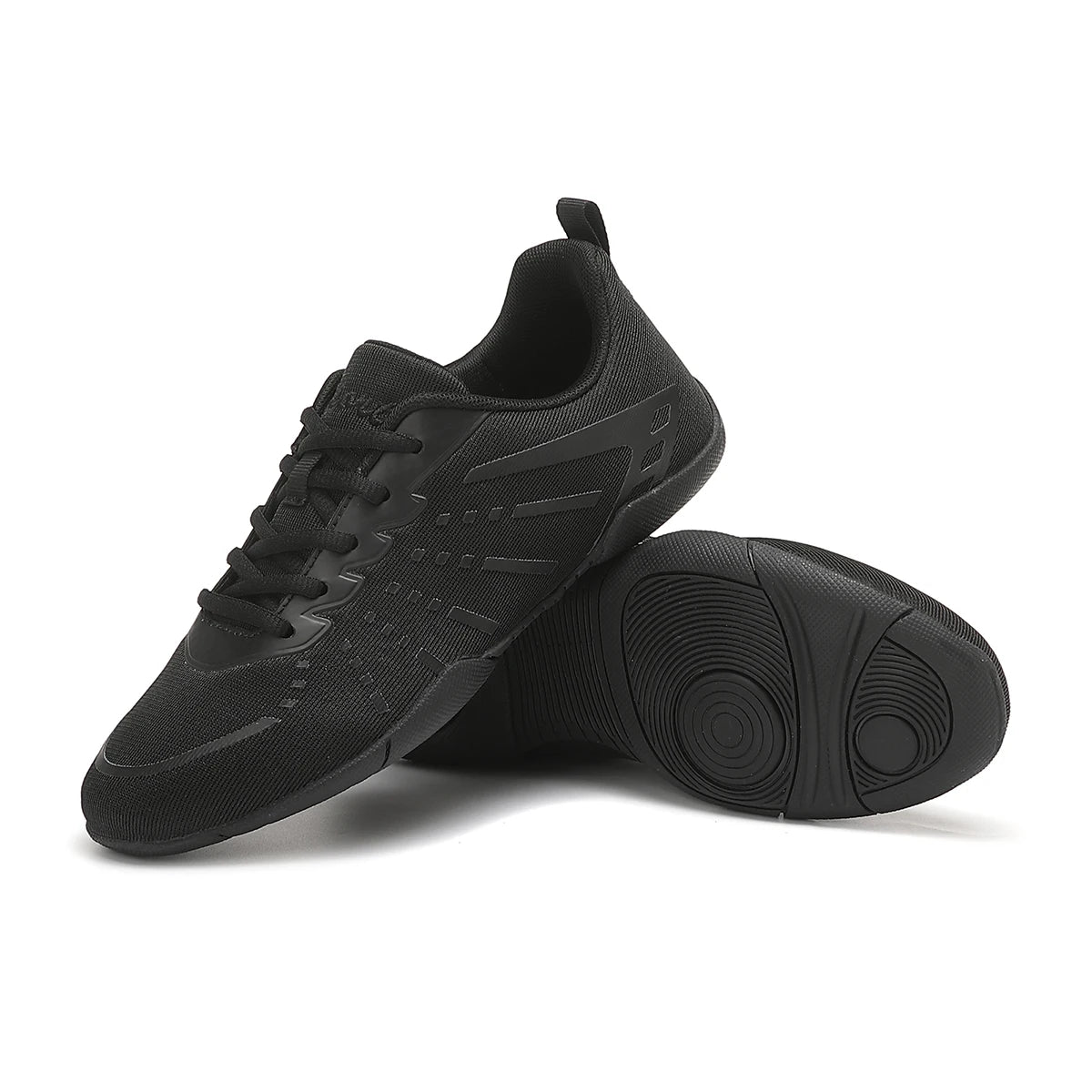 Women White Cheerleading Shoes Breathable Mesh Light Non Slip Flat Gymnastics Dance Training Competition Sneakers For Girls 2411