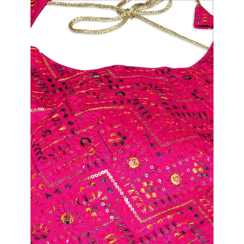 Sequin Embellished Saree Blouse for Women (B228-P)