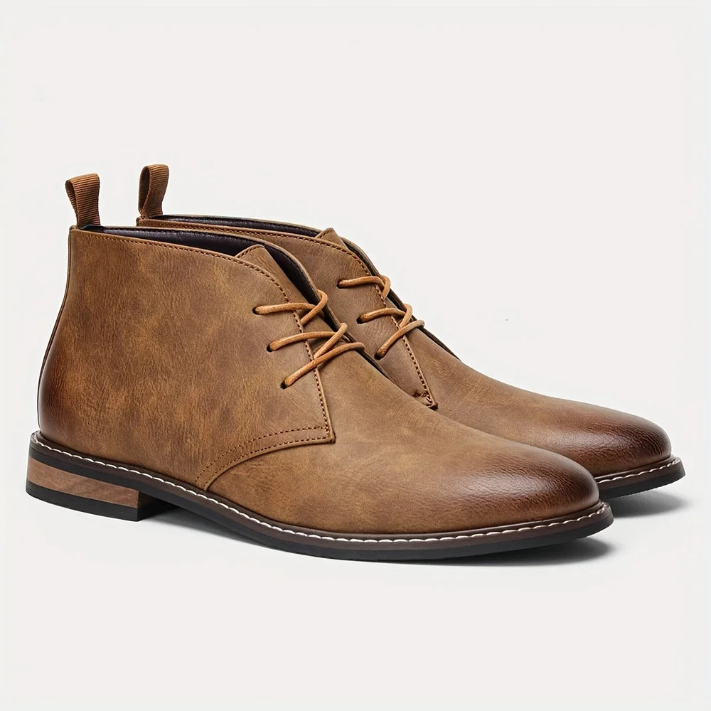Boots Men Fashion Comfortable Casual Retro 2026 Brand Outdoor Walking Shoe