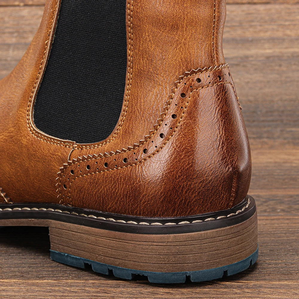 Size 8~13 Men Boots Fashion Brand Comfortable Ankle Boots For Men