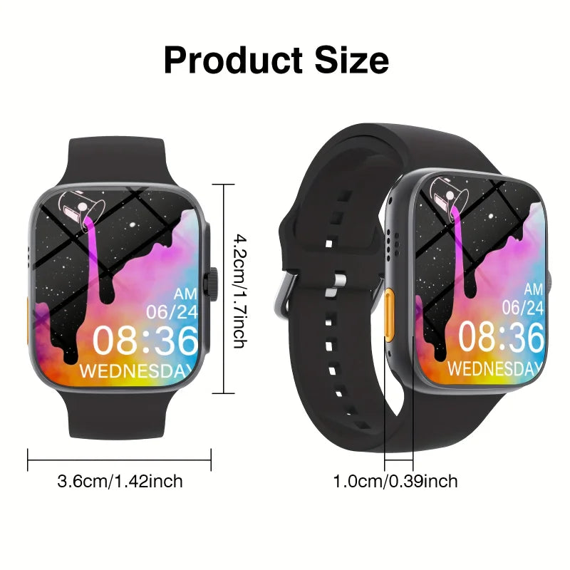 Smart Watch, HD Screen, Wireless Call, Multiple Sports Modes, Replaceable Wallpaper, Outdoor Sports Watch, Smart Watches Suitable for Men and Women,  Suitable for IPhone & Android