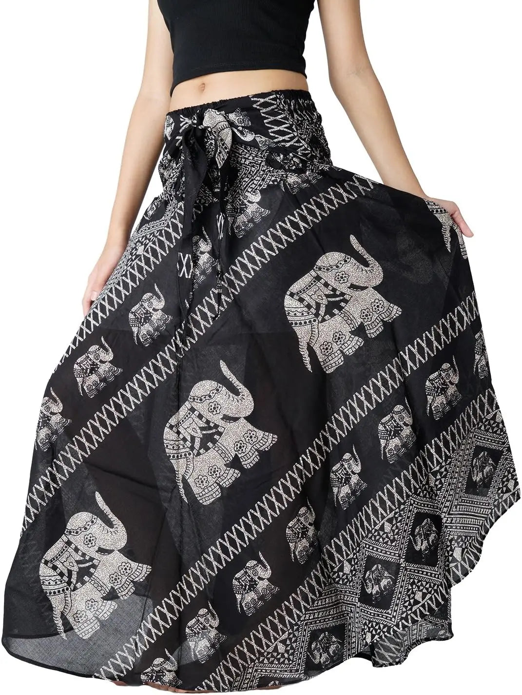 Long Skirts for Women Maxi Boho Skirt Floral Print