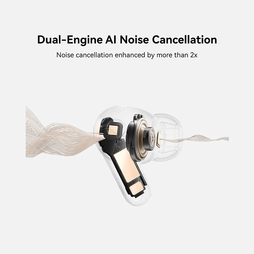 HUAWEI FreeBuds Pro 5 Wireless Earbuds, AI Noise Cancelling, Ultra Immersive Sound, Stable Calls, IP57 Waterproof for Sports