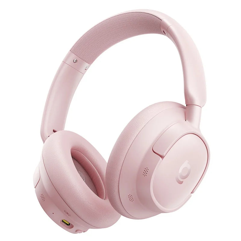 Baseus Bass Wireless Headphones Bluetooth 6.0 98% Noise Canceling Over Ear Headset Spatial Audio Earphone 80H Time