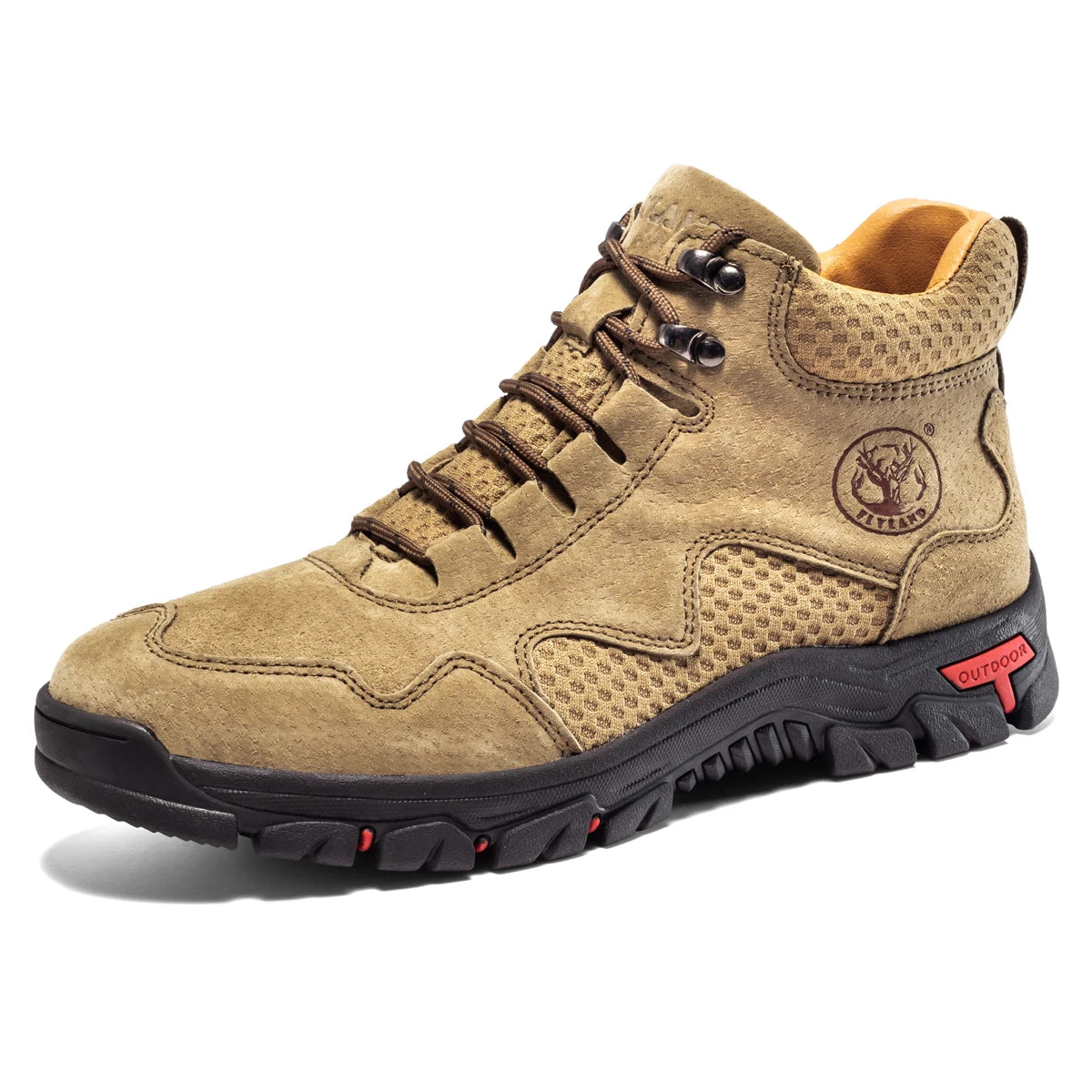 FLYLAND Men's Fashion Sneakers Chukka Boots Breathable Daily Casual Work Office Shoes