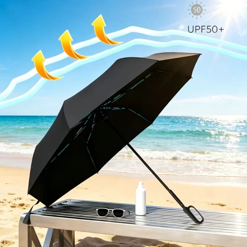 Multi-functional Umbrella - Stylish & Trendy Design, Top Choice for Men & Women. Excellent All-Weather Sun & Rain Umbrella - Automatic Open/Close, Compact Foldable Design.