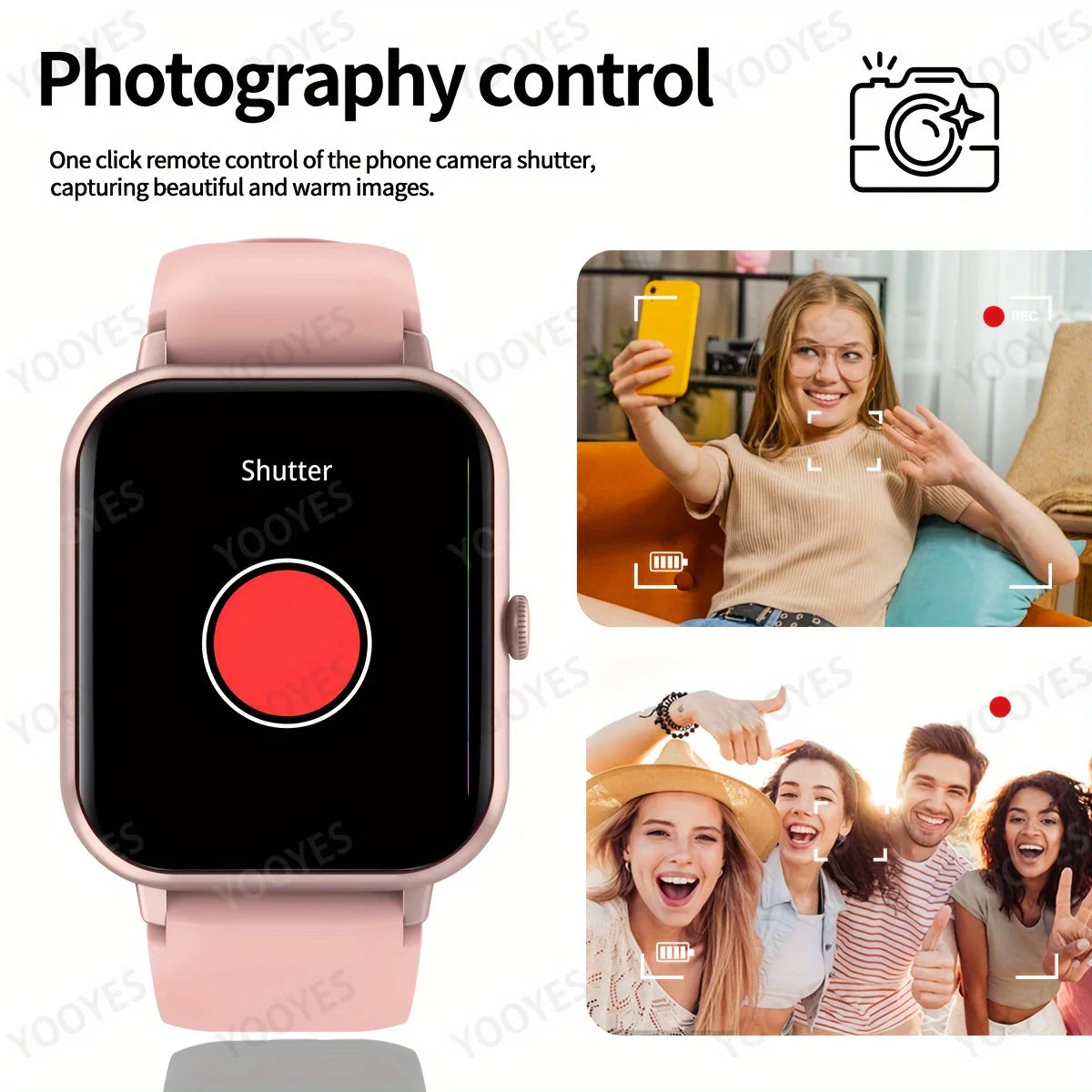 Smart Watch, HD Screen, Wireless Call, Multiple Sports Modes, Replaceable Wallpaper, Outdoor Sports Watch, Smart Watches Suitable for Men and Women,  Suitable for IPhone & Android