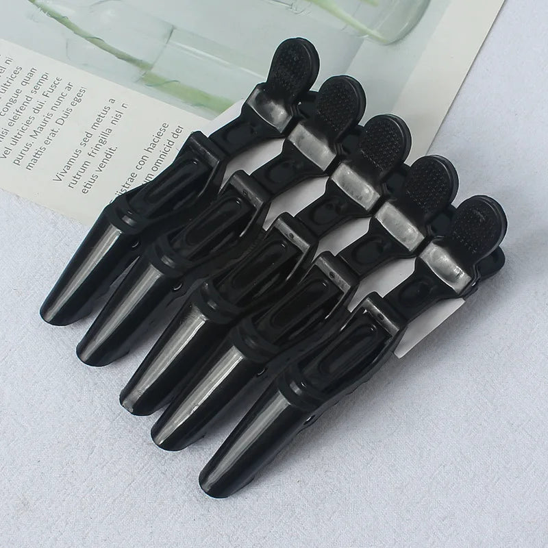 5PCS Alligator Hair Clip Hairdressing Clamps Plastic Hair Claw Hairpins Barber Clips for Salon Styling Tools Hair Accessories