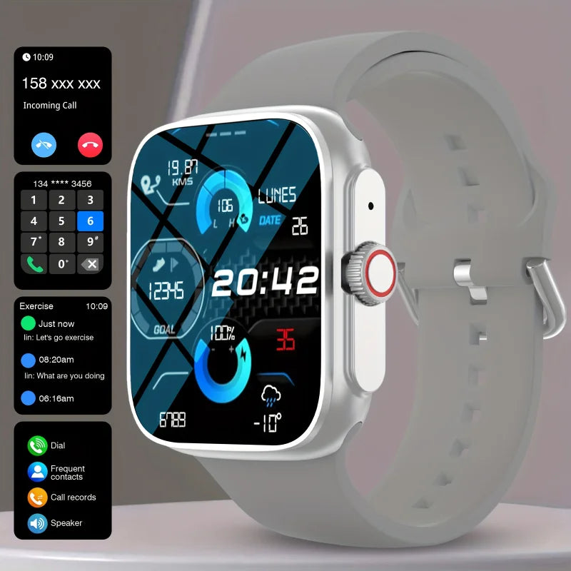 Smart Watch, HD Screen, Wireless Call, Multiple Sports Modes, Replaceable Wallpaper, Outdoor Sports Watch, Smart Watches Suitable for Men and Women,  Suitable for IPhone & Android