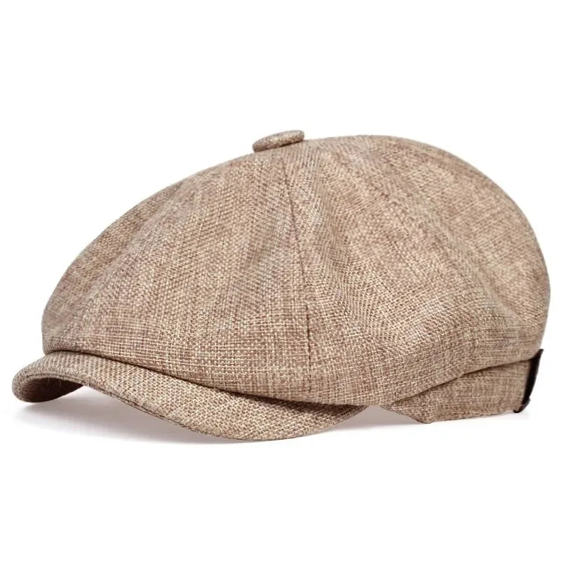 Classic Hat for Men Caps Vintage Retro Tweed Peaky Blinders Beret Hat Flat Peaked Cap Street Hats for Women Men