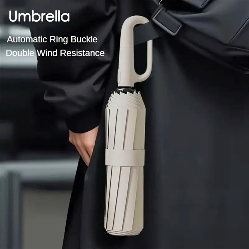 Multi-functional Umbrella - Stylish & Trendy Design, Top Choice for Men & Women. Excellent All-Weather Sun & Rain Umbrella - Automatic Open/Close, Compact Foldable Design.