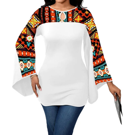 Sexy Floral Blouse for Women/Casual Long Sleeve Button Down T-Shirt/Simple V Neck Loose Tops Shirts Dress