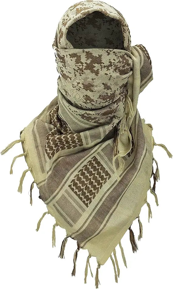 Desert Scarf / 100% Cotton Keffiyeh Scarf Wrap